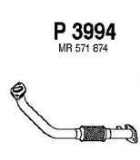 FENNO STEEL - P3994 - Трубопровод выпускной MITSUBISHI PAJERO SPORT 2.5 TD 02-